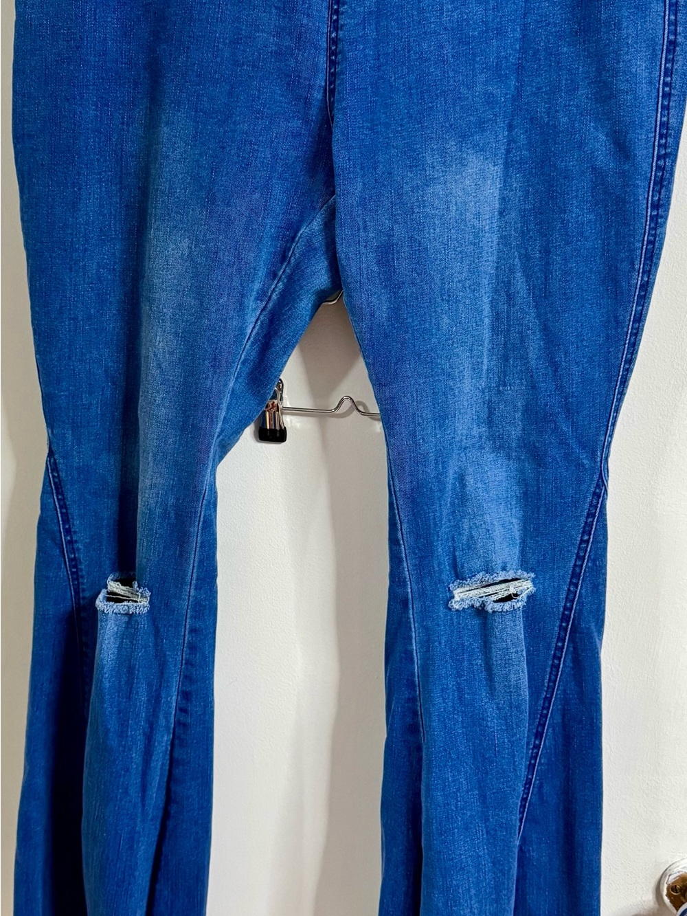 Classic Blue Distressed Women’s Jeans